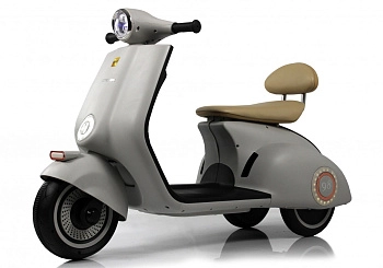 Детский электроскутер RiverToys K777PX-A (серый)