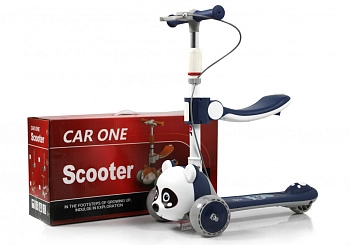 Детский самокат RiverToys HB-T-66 (синий)