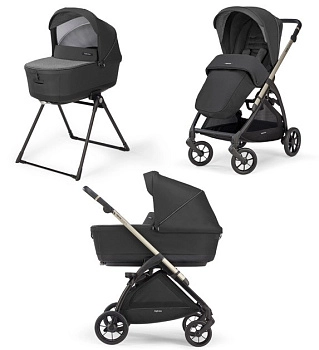 Коляска 2 в 1 Inglesina Electa с подставкой под люльку Stand Up (Upper Black )