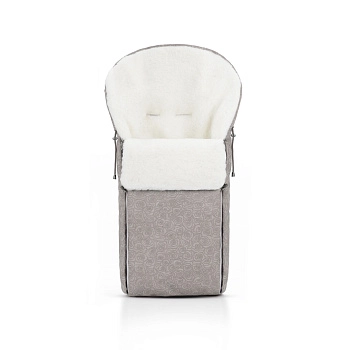 Конверт в коляску Beatrice Bambini Fiori (экокожа) (Grey)