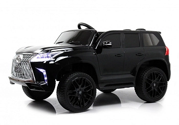 Детский электромобиль RiverToys Lexus 570 E555EE (черный глянец)