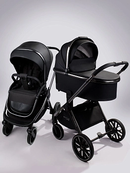 Коляска 2 в 1 Amarobaby Motus Premium Ecco (черный)