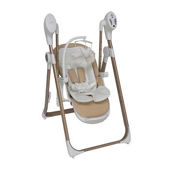 Стульчик-электрокачели Sweet Baby Fiesta (Gold Beige)