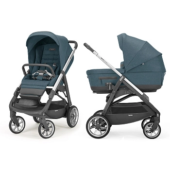 (не использовать)Коляска 2 в 1 Inglesina Aptica System Duo (Vancouver Blue/Graphite)