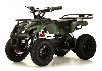 Детский электроквадроцикл RiverToys ANRI (зеленый камуфляж)
