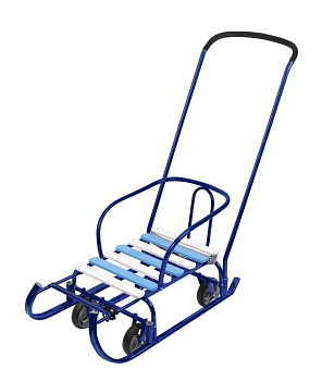 Санки Nika Тимка 6 Универсал с колесами (синий)