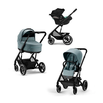 Коляска 3 в 1 Cybex Balios S Lux BLK (Sky Blue)