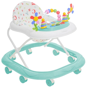 Детские ходунки Indigo ABC (бирюзовый)