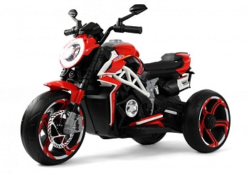 Детский электромотоцикл RiverToys C111MC (красный)