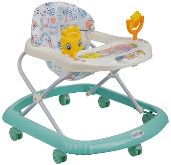 Детские ходунки Indigo Солнышко (бирюзовый)