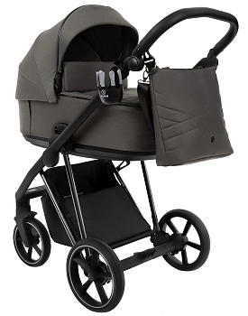 Коляска 2 в 1 Roan Sol Luxury (Taupe/Nikiel/руч.Черный)