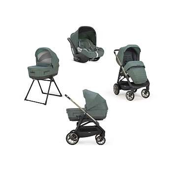 (не использовать)Коляска 3 в 1 Inglesina Aptica System Quattro (Neptune Greyish/Iridium)