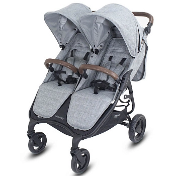 Прогулочная коляска для двойни Valco baby Snap Duo Trend (Grey Marle)