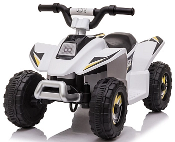 Детский электроквадроцикл RiverToys H001HH (белый)