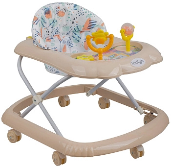 Детские ходунки Indigo Верный друг (бежевый)