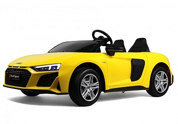 Детский электромобиль RiverToys AUDI R8 M333MM (желтый)