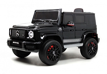 Детский электромобиль RiverToys Mercedes-AMG G63 4WD K999KK (черный)
