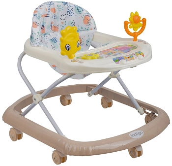 Детские ходунки Indigo Солнышко (бежевый)