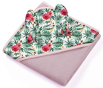 Детское полотенце BabyOno Bunny Ears 100x100 см