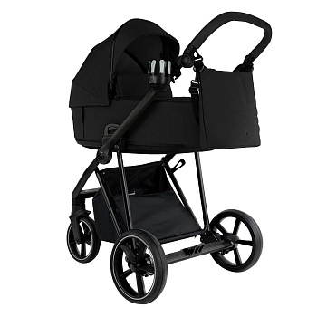 Коляска 2 в 1 Roan Sol (Caviar Black/Black/руч.Black)