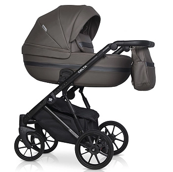 Коляска 3 в 1 RIKO BASIC DELTA ECCO (12 Mokka (темно-серый))
