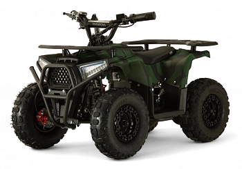 Детский электроквадроцикл RiverToys MIKA LUX (зеленый камуфляж)