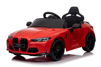 Детский электромобиль RiverToys BMW M4 A004AA (красный)