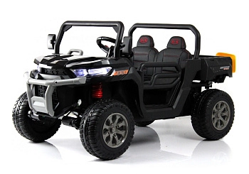 Детский электромобиль RiverToys H005HH (черный)