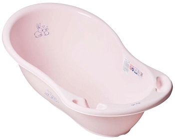 Детская ванна Tega Baby Little Bunnies (Кролики) со сливом 86 см