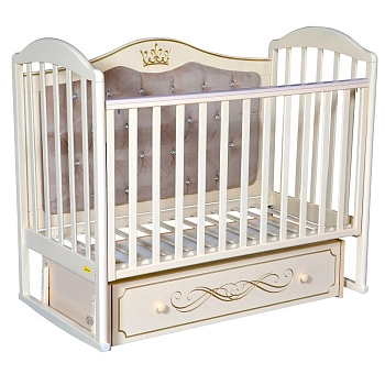 Детская кроватка Luciano Paola Elegance Premium с маятником