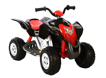 Детский квадроцикл Rollplay POWERSPORT ATV 6V (Black/Red)