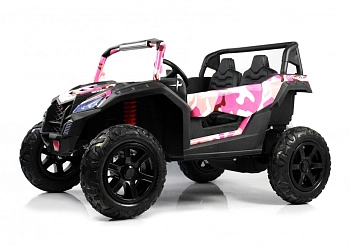 Детский электромобиль RiverToys M222MM (розовый)