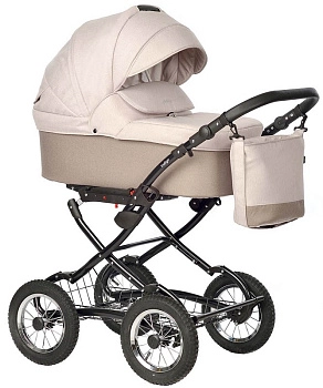 Коляска 2 в 1 Indigo BARBARA Classic (бежевый)