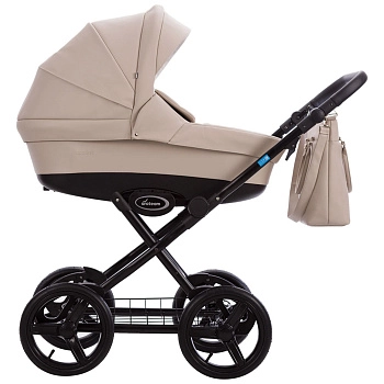 Коляска 2в1 AroTeam COCOLINE PRIMA  (св.бежевая кожа)