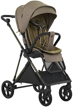 Прогулочная коляска PITUSO CARBON RX (Tuareg Beige/рама carbon gold)