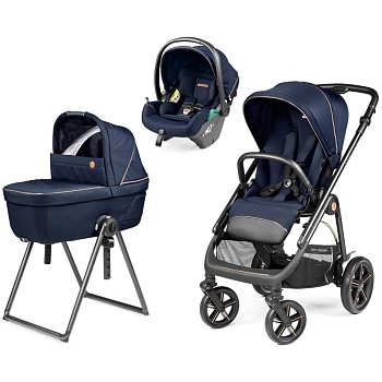 Коляска 3 в 1 Peg Perego Veloce TC Belvedere Lounge (Blue Shine New новый без коробки)