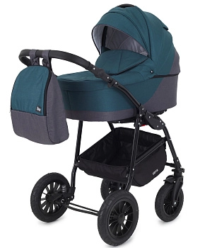 Детская коляска Rant Siena New 2 в 1 (04 серый-т.бирюзовый)
