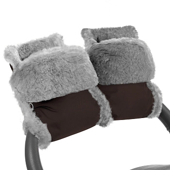 Муфта-рукавички для коляски Esspero Christoffer (Натуральная шерсть) (Chocolat)