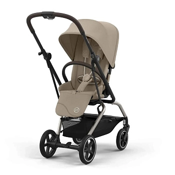 Прогулочная коляска Cybex Eezy S Twist + 2  (TPE Almond Beige с бампером)