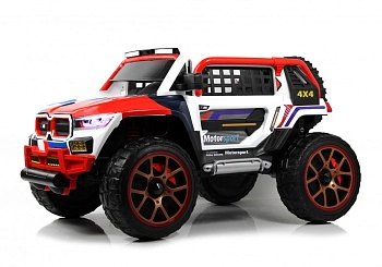 Детский электромобиль RiverToys K007AM (белый)