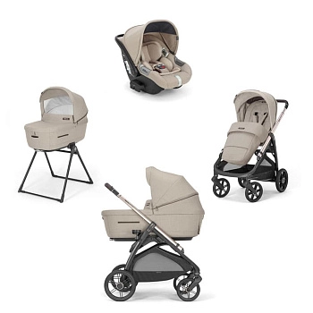 (не использовать)Коляска 3 в 1 Inglesina Aptica с подставкой под люльку Stand Up New (Pashmina Beige)