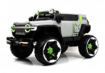 Детский электромобиль RiverToys М222БХ (серый)