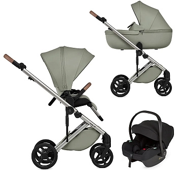 Коляска 3 в 1 Anex Eli с адаптерами ((el-02) Excite)