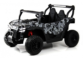 Детский электромобиль RiverToys Buggy P333PP (серый камуфляж)