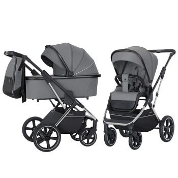 Коляска 2 в 1 Carrello Aurora CRL-6505 (Carbon Grey CHROME)