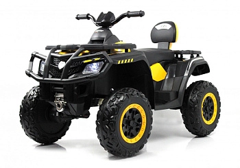 Детский квадроцикл RiverToys T001TT 4WD (желтый)