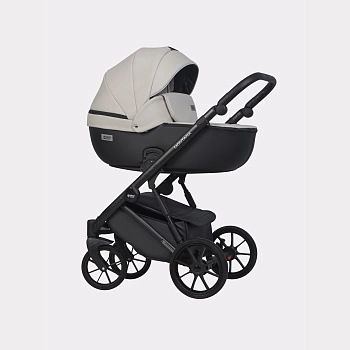 Коляска 3 в 1 RIKO BASIC MONTANA ECCO (31 Light Silver-Black (св.серый-черный))