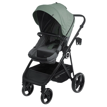 Коляска 2 в 1 INDIGO SHUTTLE  (оливковый-серый)