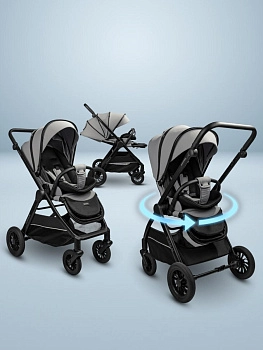 Прогулочная коляска Amarobaby Somnium (Серый)