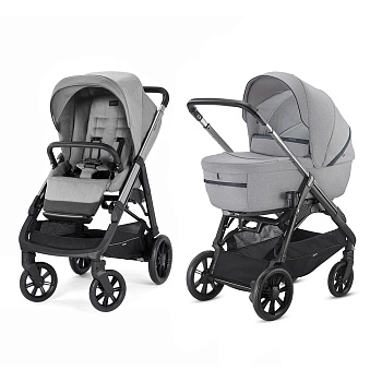 (не использовать)Коляска 2 в 1 Inglesina Aptica System Duo (Silk Grey/Black)